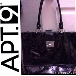 APT 9 patent leather bag
